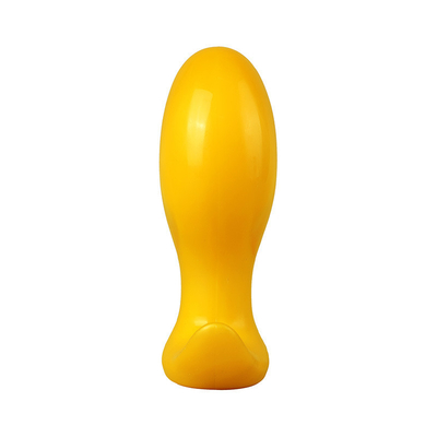 Super Soft Mango Anal Butt Plug , Ευέλικτη υγρή υγρή σιλικόνη σεξουαλικό παιχνίδι μασάζ προστάτη