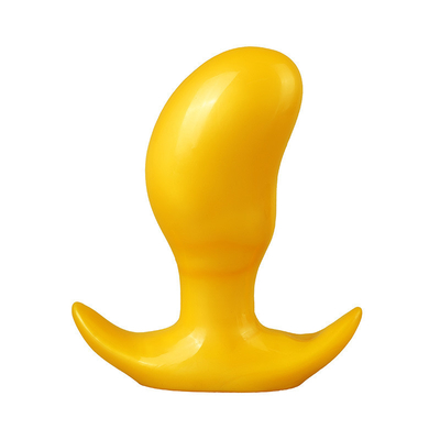 Super Soft Mango Anal Butt Plug , Ευέλικτη υγρή υγρή σιλικόνη σεξουαλικό παιχνίδι μασάζ προστάτη