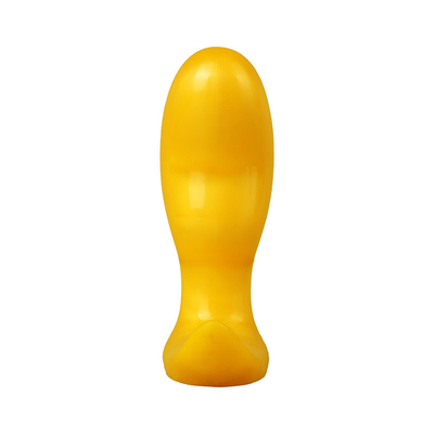 Super Soft Mango Anal Butt Plug , Ευέλικτη υγρή υγρή σιλικόνη σεξουαλικό παιχνίδι μασάζ προστάτη