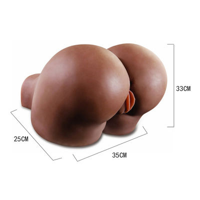 Παχύ γυναικών ρεαλιστικό TPE σιλικόνης γατών παιχνίδι φύλων Masturbator γαιδάρων κόλπων αρσενικό μεγάλο για τους άνδρες
