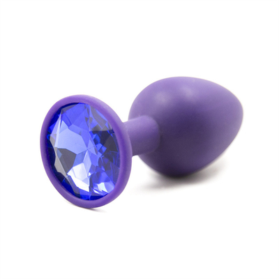 Φορητά σιλικόνης Jeweled αγνότητας πρωκτικά πρωκτικά ομοφυλοφιλικά ενήλικα παιχνίδια βουλωμάτων άκρης παιχνιδιών βουλωμάτων ενήλικα για τα άτομα