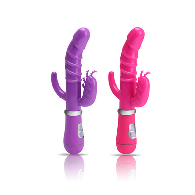 Γυναίκες G Spot Rabbit Vibrator Υπερμεγάλο USB Rabbit Vibrator