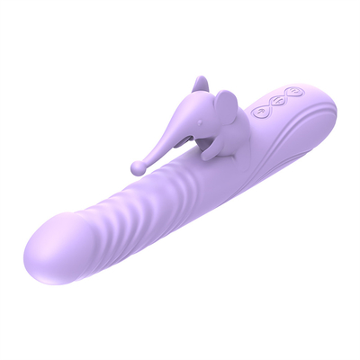 Σιλικόνιο τεντώσιμο θέρμανση κουνελάκι Vibrator G Spot Stimulator κλειτορίδα θηλυκά σεξουαλικά παιχνίδια κουνελάκι Vibrator για γυναίκα κόλπο