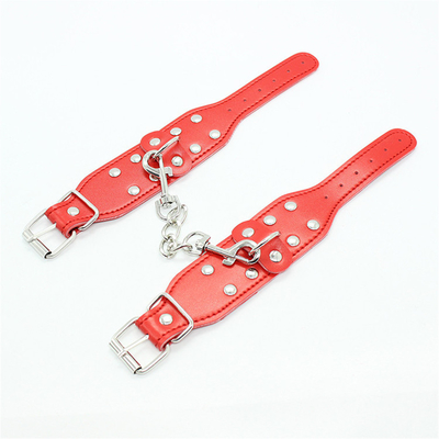 5pcs/set SM Products Bondage PU δερμάτινο Fetish Kit Περιορισμοί σκλάβος σεξ παιχνίδι Bondage Kits για ζευγάρια