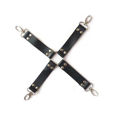 10pcs/set SM Products Bondage PU δερμάτινο Fetish Kit Περιορισμοί σκλάβος σεξ παιχνίδι Bondage για ζευγάρια