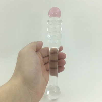 Μεγάλο Κρυστάλλινο Ντίλντο Γυαλί Yoni Wand G Spot Sex Toys Glass Ντίλντο Καθαρό Αναλικό Κώλο Πληκτρολόγιο για Γυναίκες