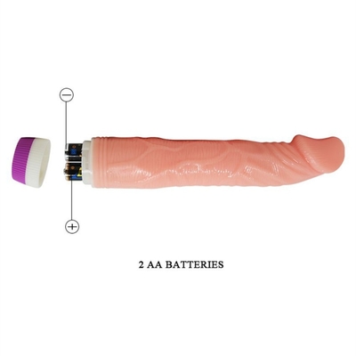 Χωρίς βήμα TPE Vibrator Τεχνητό πέος για γυναίκες