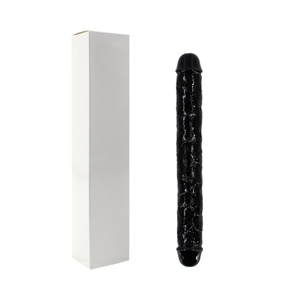 Υπερ μαλακό TPE Δύο κεφαλές Dildo ρεαλιστικό σεξ παιχνίδι πέος για γυναίκα