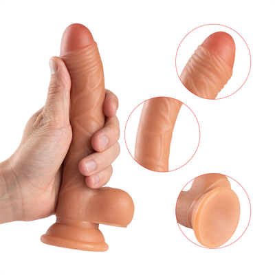 PVC Dragon Dildo Shop Adult Sex Toy Νέοτητα Κωνικό Σχήμα ρεαλιστικό 7 ίντσες Μεγάλο Πραγματικό Dildo για Γυναίκες