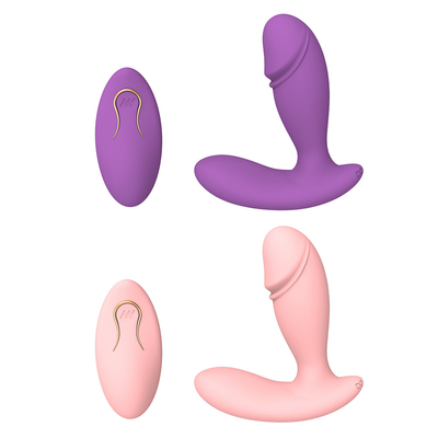 Ασύρματος έλεγχος εσώρουχα Vibrators μασάζ Φορέστε αόρατα φορητά Vibrators για γυναίκες
