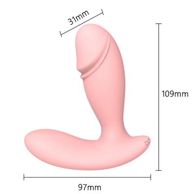 Ασύρματος έλεγχος εσώρουχα Vibrators μασάζ Φορέστε αόρατα φορητά Vibrators για γυναίκες