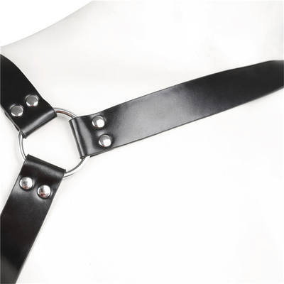 Ανδρικές PU δερμάτινες Cosplay Harness, Viking Warrior Shoulder Belt, Knight Cosplay Costume, Αναγέννησης αξεσουάρ, Γοτθικό