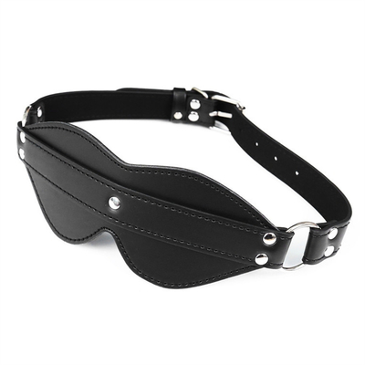 BDSM Eyemask Bondage PU Leather SM Game Play Σεξουαλικό μαντήλι για άνδρες