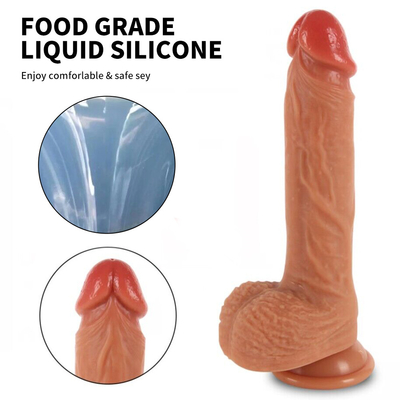 Απομακρυσμένο έλεγχο σπρώχνοντας δildos Vibrator Wholesale Sex Toy Σώμα ασφαλή δονητική περιστροφή ρεαλιστικό δildos για γυναίκες και άνδρες