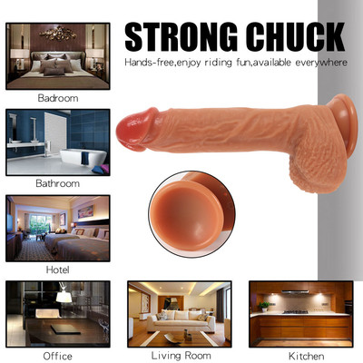 Απομακρυσμένο έλεγχο σπρώχνοντας δildos Vibrator Wholesale Sex Toy Σώμα ασφαλή δονητική περιστροφή ρεαλιστικό δildos για γυναίκες και άνδρες
