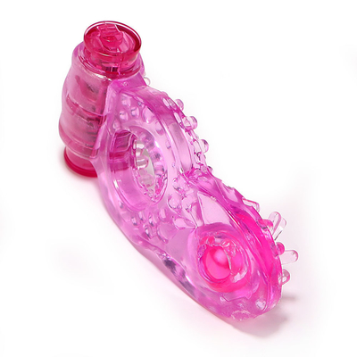 Αγγίγμα πουλί Vibrator πέος δαχτυλίδι με χάντρες για επιπλέον διέγερση