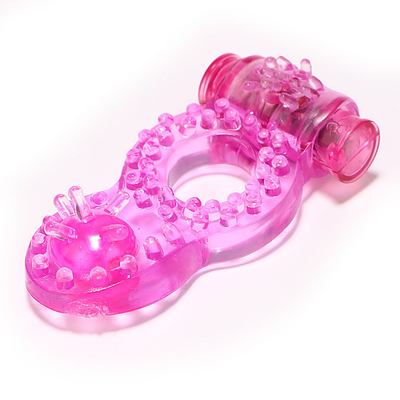 Αγγίγμα πουλί Vibrator πέος δαχτυλίδι με χάντρες για επιπλέον διέγερση